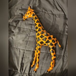 Orange‎ and Black Giraffe Figurine